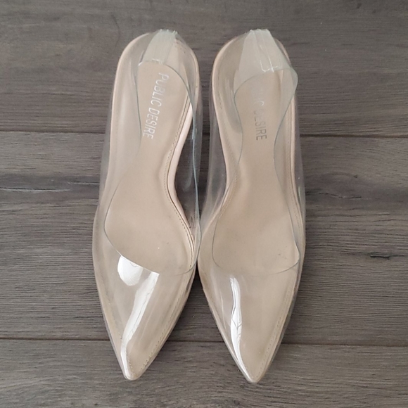 Public Desire Clear Heels - Picture 3 of 7